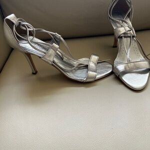 Brand New Carmen Steffens Leather Lace up Sandals